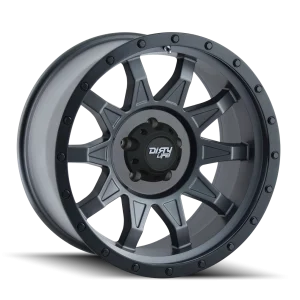 Dirty Life – ROADKILL – Gunmetal – 14″x7″ 13mm – All weather Wheels – 9301-47101MGN